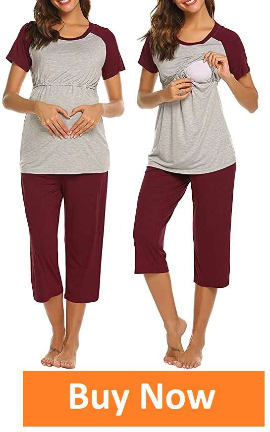 Ekouaer Hospital Nursing Pajamas