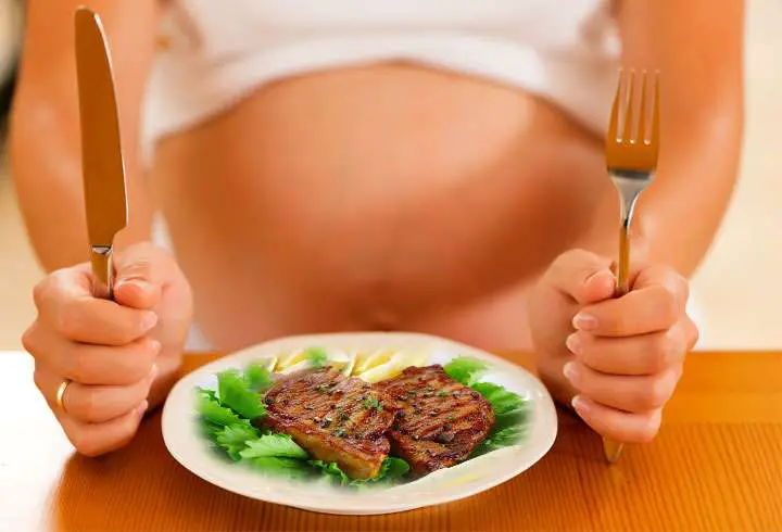 avoid heavy diet in your pregnancy