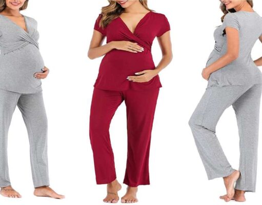 Fafami Nursing Pajama Set