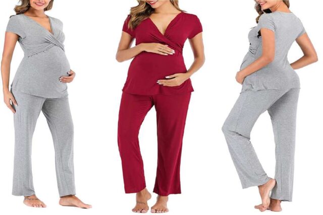 Fafami Nursing Pajama Set