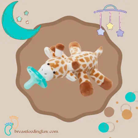 WubbaNub Infant Pacifier-Giraffe
